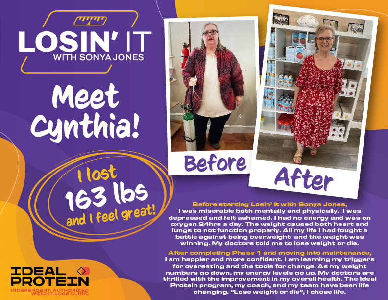 Losin It - Before and After - Cynthia